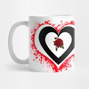 colorful shaped heart Mug